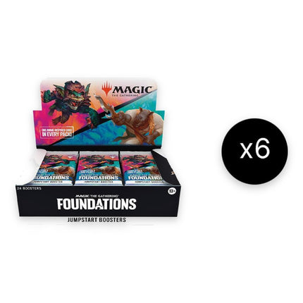 Magic: The Gathering Foundations Jumpstart Booster Box case of 6 boxes
