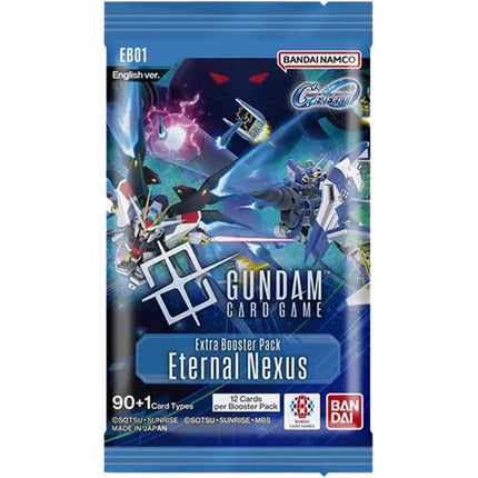 Gundam Card Game Eternal Nexus EB01 extra booster pack, sealed English pack