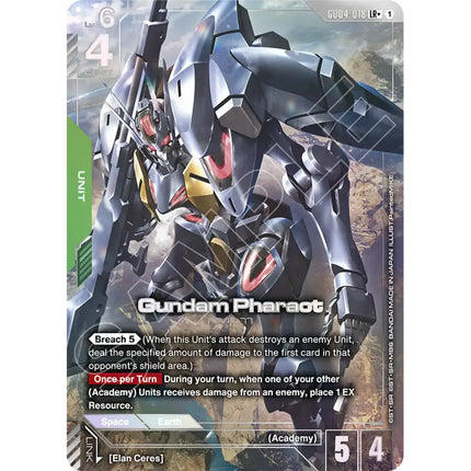 Gundam Pharact Legend Rare+ alternate art GD04-018, a chase card from English Gundam Card Game Phantom Aria