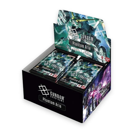 Gundam Card Game Phantom Aria GD04 Booster Box, sealed English display of 24 packs