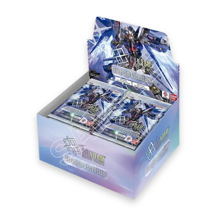 Gundam Card Game Freedom Ascension GD05 Booster Box, sealed English display of 24 packs
