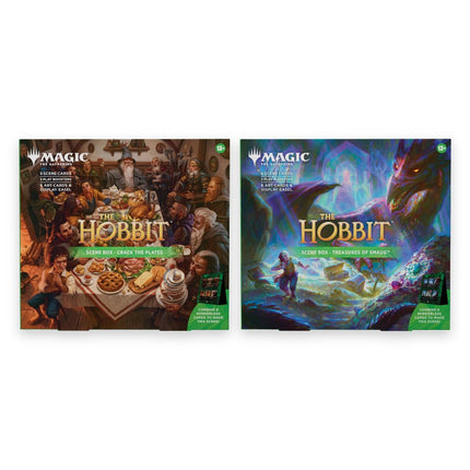Magic: The Gathering The Hobbit Scene Box set of 2 - Crack the Plates and Treasures of Smaug