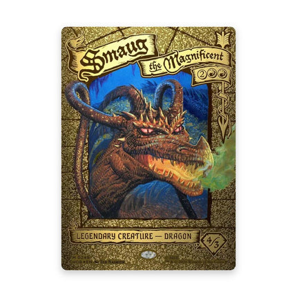 Smaug the Magnificent borderless - The Hobbit card