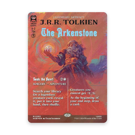 The Arkenstone borderless surge foil - The Hobbit card