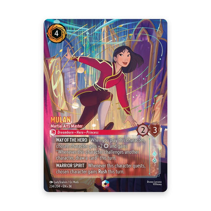 Mulan - Martial Arts Master Enchanted - Hyperia City card