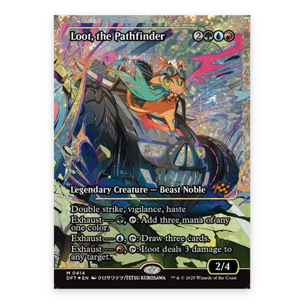 Loot, the Pathfinder (Bonus) Mythic DFT 414, a chase card from English Magic: The Gathering Aetherdrift