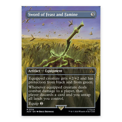 Sword of Feast and Famine (Bonus) Mythic ACR 124, a chase card from English Magic: The Gathering Assassin's Creed