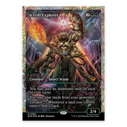 Icetill Explorer (Bonus) Mythic EOE 388, a chase card from English Magic: The Gathering Edge of Eternities