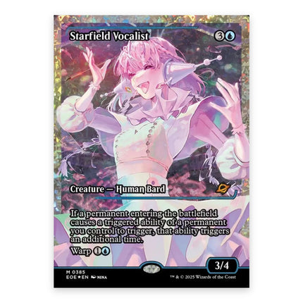 Starfield Vocalist (Bonus) Mythic EOE 385, a chase card from English Magic: The Gathering Edge of Eternities