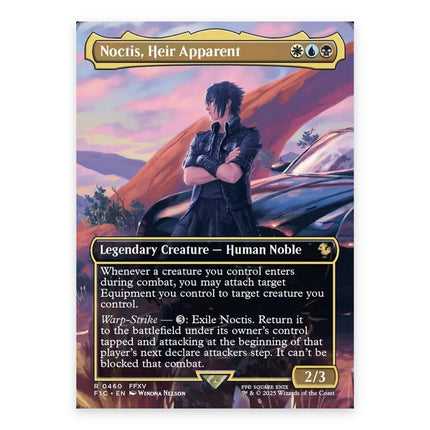 Noctis, Heir Apparent Rare FIC 460, a chase card from English Magic: The Gathering Final Fantasy