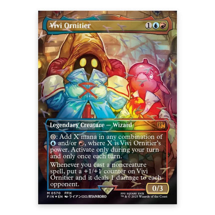 Vivi Ornitier (Bonus) Mythic FIN 570, a chase card from English Magic: The Gathering Final Fantasy
