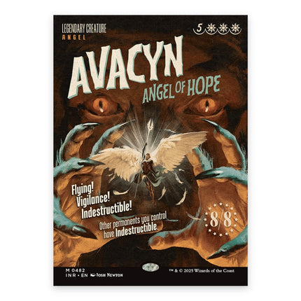Avacyn, Angel of Hope (Bonus) Mythic INR 482, a chase card from English Magic: The Gathering Innistrad Remastered