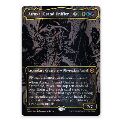 Atraxa, Grand Unifier (Bonus) Mythic ONE 357, a chase card from English Magic: The Gathering Phyrexia: All Will Be One