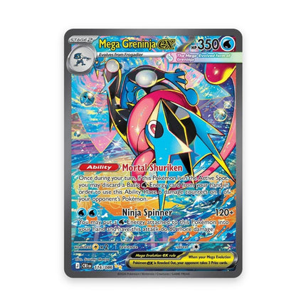 Mega Greninja ex 116/086 - Chaos Rising card