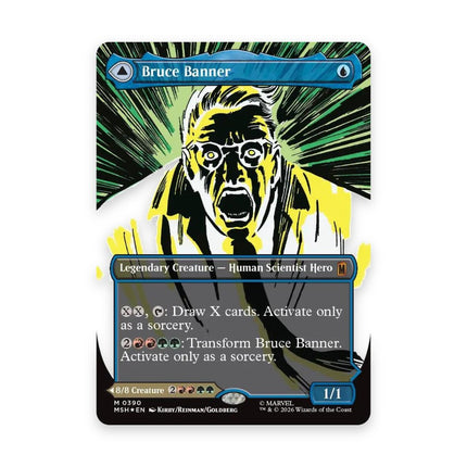 Bruce Banner - Marvel Super Heroes card