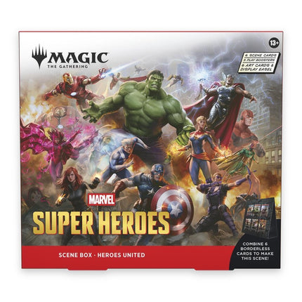 Magic: The Gathering Marvel Super Heroes Scene Box Heroes United
