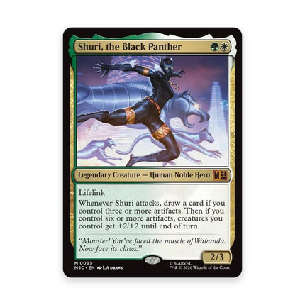 Shuri - Wakanda Forever Commander card