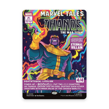 Thanos - Marvel Super Heroes card
