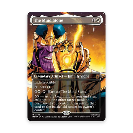 The Mind Stone - Marvel Super Heroes card