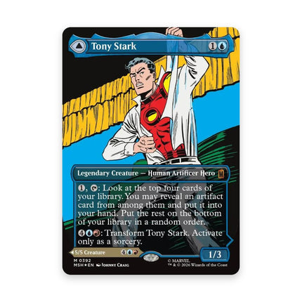 Tony Stark - Marvel Super Heroes card