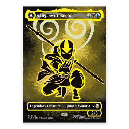 Aang, Swift Savior (Bonus) Rare 359, a chase card from English Magic: The Gathering Avatar: The Last Airbender