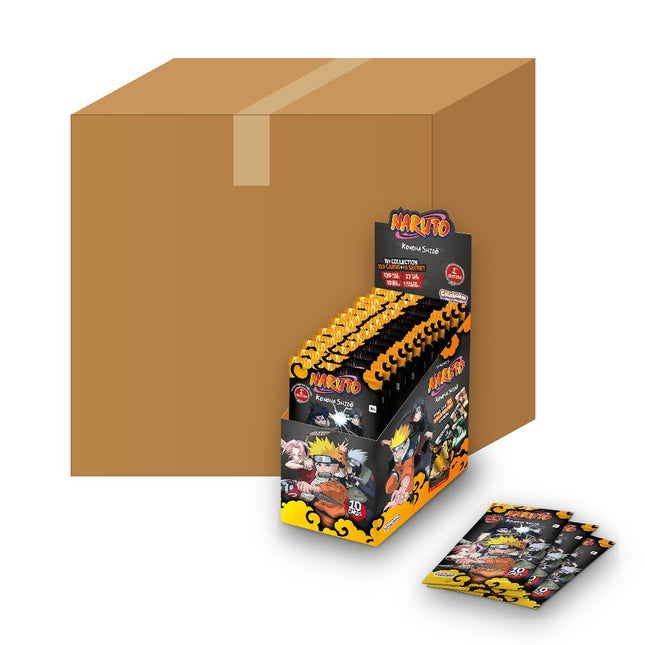 Naruto Mythos TCG Konoha Shido 1st Edition booster box case of 12 displays