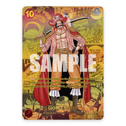 Gol.D.Roger SEC parallel OP09-118, a chase card from English One Piece Card Game Emperors In The New World