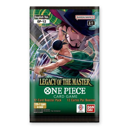 One Piece Card Game Legacy of the Master OP-12 English Booster Pack, sealed pack front
