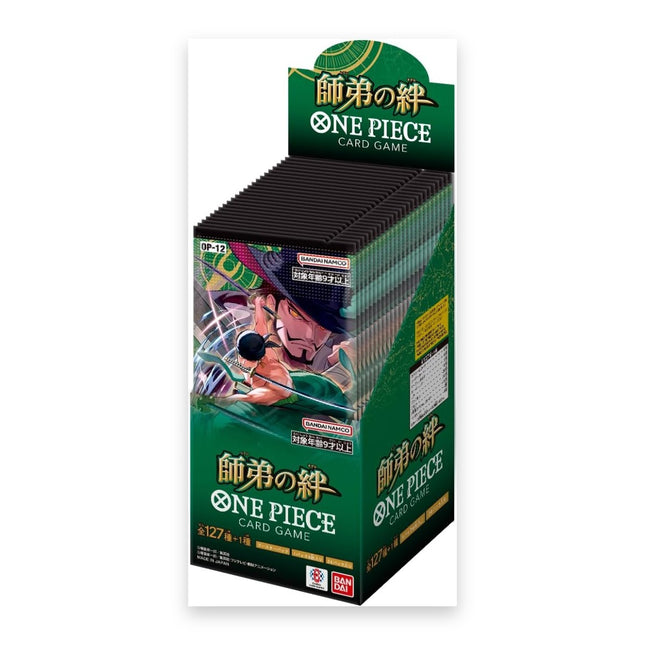 One Piece Card Game Legacy of the Master OP-12 Japanese Booster Box, sealed 24-pack display