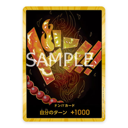 Portgas.D.Ace special DON!! card, Japanese One Piece Card Game The Best PRB-01