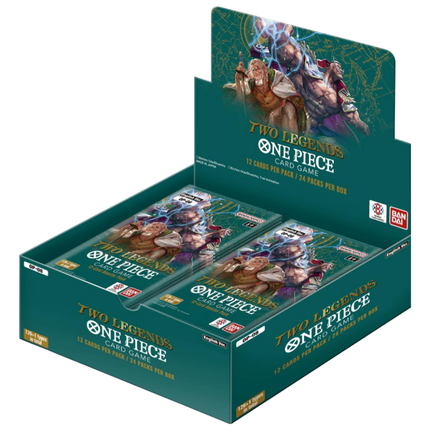 One Piece Card Game Two Legends OP-08 English Booster Box, sealed 24-pack display