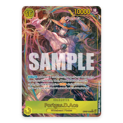 Portgas.D.Ace OP07-119 alternate art, a chase card from One Piece Card Game 500 Years in the Future (OP-07)