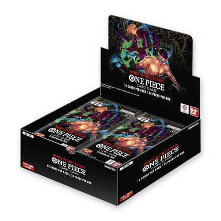 One Piece Card Game Wings of the Captain OP-06 Booster Box, sealed English 24-pack display