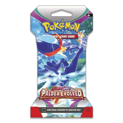 Pokemon Scarlet & Violet Paldea Evolved: Sleeved Booster Pack