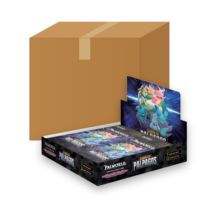 Palworld Dawn of Palpagos booster box case of 12 booster boxes - 1st Edition