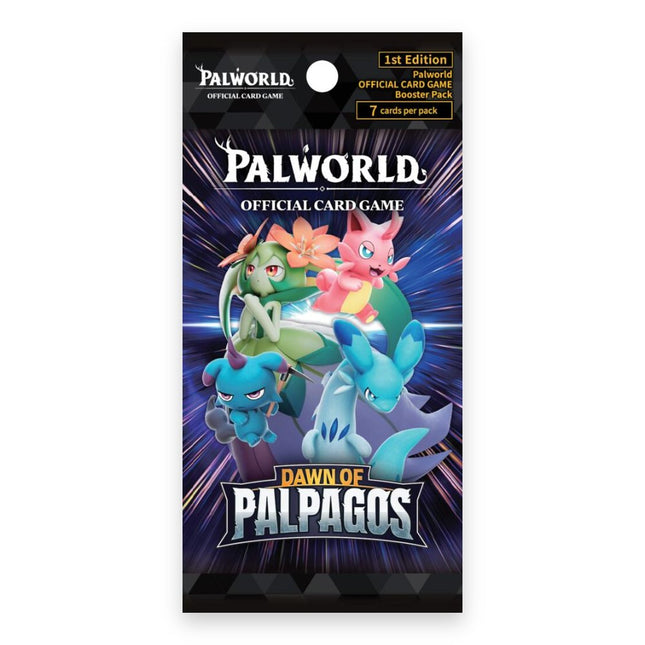 Palworld Official Card Game Dawn of Palpagos 1st Edition booster pack