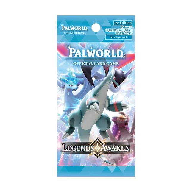 Palworld Official Card Game Legends Awaken (BP02) 7-card booster pack, English