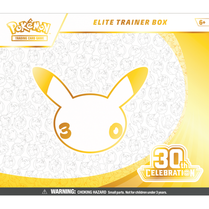 Pokémon TCG Mega Evolution 30th Celebration Elite Trainer Box, sealed English box