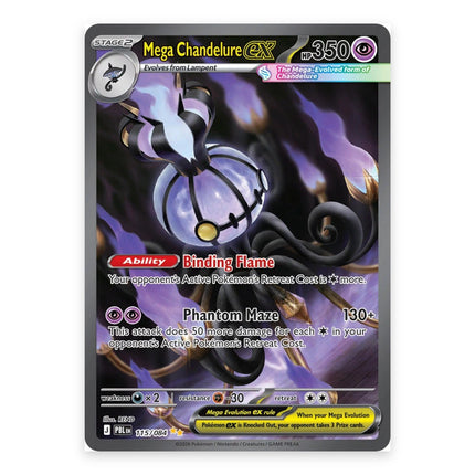 Mega Chandelure ex Special Illustration Rare 115, a chase card from English Pokémon TCG Pitch Black