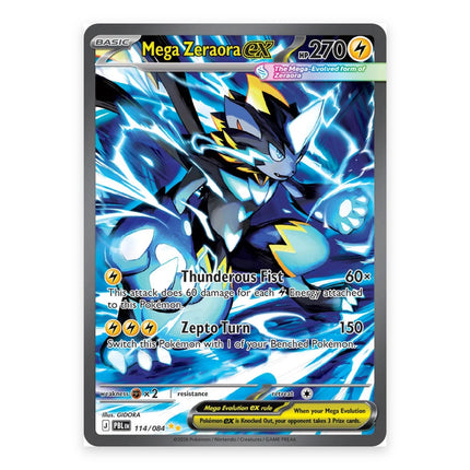Mega Zeraora ex Special Illustration Rare 114, a chase card from English Pokémon TCG Pitch Black