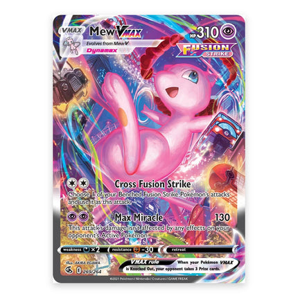 Mew VMAX Special Full Art (alternate art) 269, a chase card from English Pokémon TCG Fusion Strike