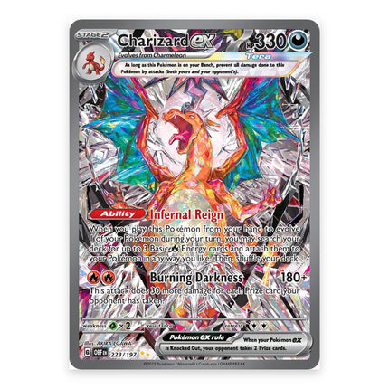 Charizard ex Special Illustration Rare 223, a chase card from English Pokémon TCG Obsidian Flames
