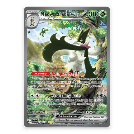 Meowscarada ex Special Illustration Rare 256, a chase card from English Pokémon TCG Paldea Evolved