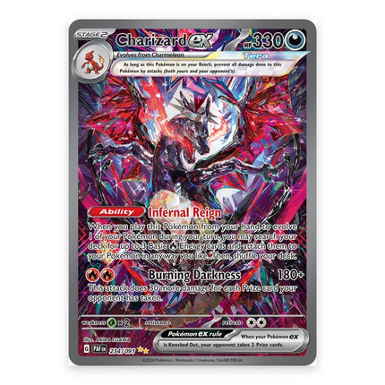 Charizard ex Special Illustration Rare 234, a chase card from English Pokémon TCG Paldean Fates