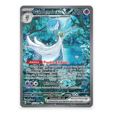 Gardevoir ex Special Illustration Rare 233, a chase card from English Pokémon TCG Paldean Fates
