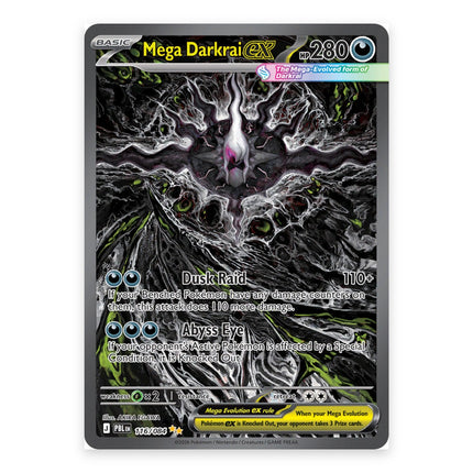 Mega Darkrai ex Special Illustration Rare 116, a chase card from English Pokémon TCG Pitch Black