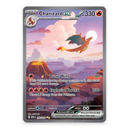Charizard ex Special Illustration Rare 199, a chase card from English Pokémon TCG Scarlet & Violet 151
