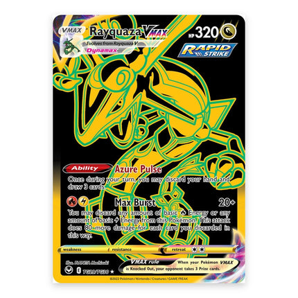 Rayquaza VMAX Trainer Gallery Secret Rare TG29, a chase card from English Pokémon TCG Silver Tempest