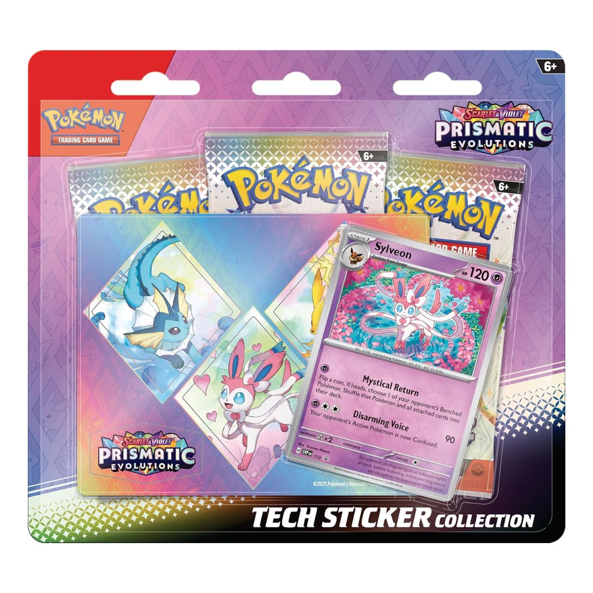Pokemon Prismatic Evolutions: Tech Sticker Collection – Sylveon