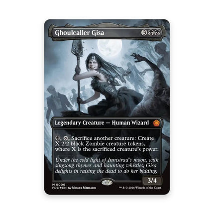 Ghoulcaller Gisa borderless - Wretched Ranks commander